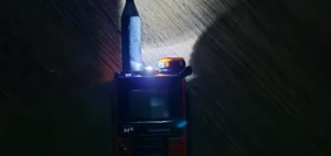 Quansheng UV-K5(99) Flashlight Laying on The Floor